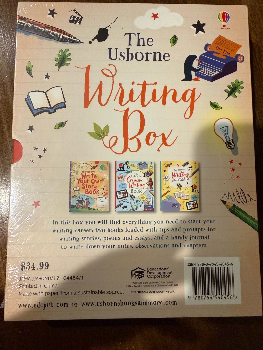 Unopened Usborne Writing Box - Picture 2 of 3